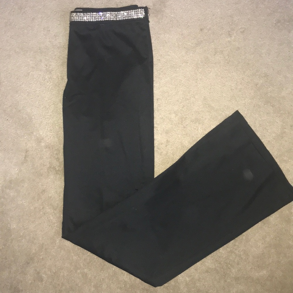 Vintage Cache pants with rhinestone waist